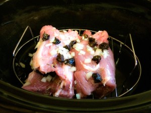 It just takes a few easy steps to create a tunnel in the pork tenderloin and prepare it for the prune stuffing. 