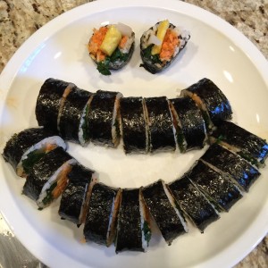 Once you learn to make the rolls, the possibilities are endless. So many different filling combinations to try!