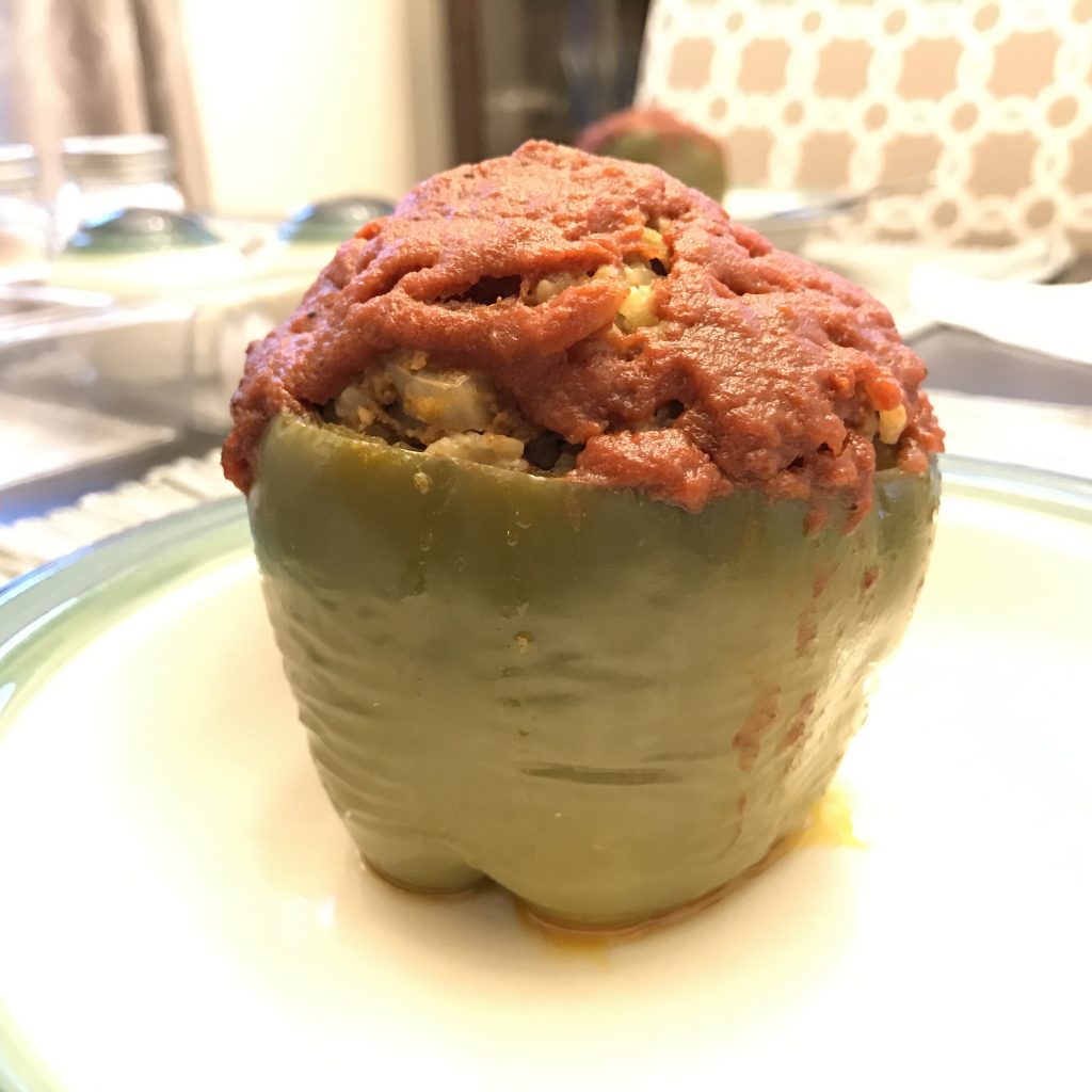 Crock Pot Stuffed Green Peppers Dinner Is A Crock