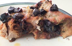 You will never think of prunes as old people food ever again and you taste this delicious pork!