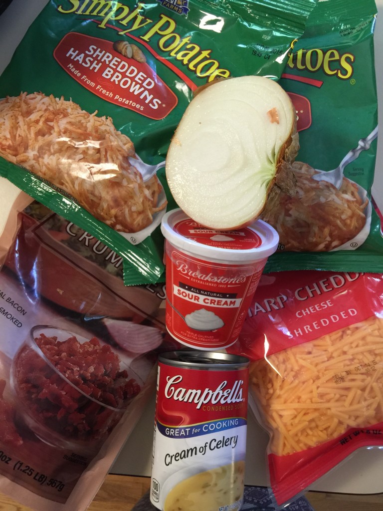 Crock Pot Loaded Potato Casserole | Dinner Is A Crock