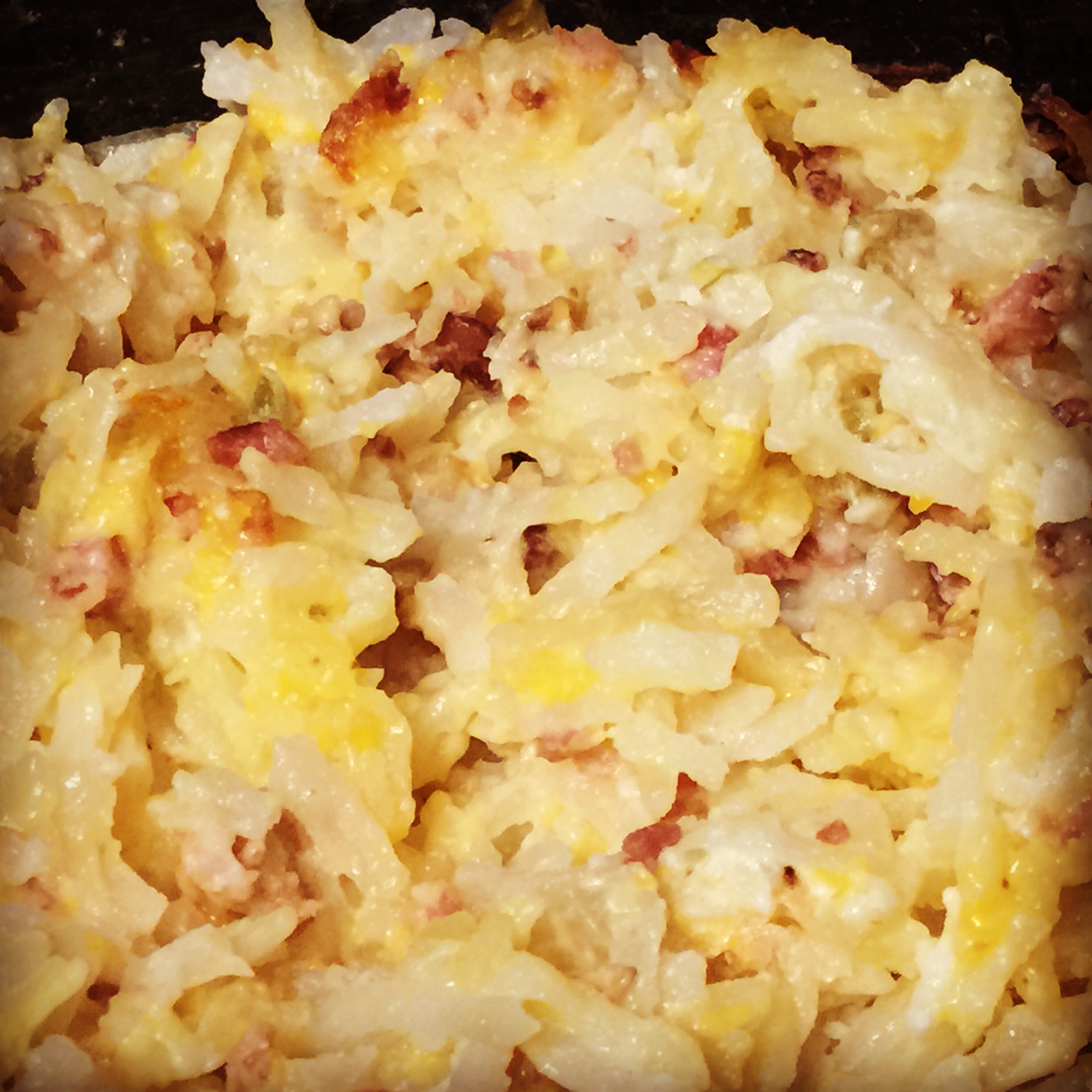 Crock Pot Loaded Potato Casserole | Dinner Is A Crock